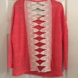 ENTRO women’s open back crochet lace med